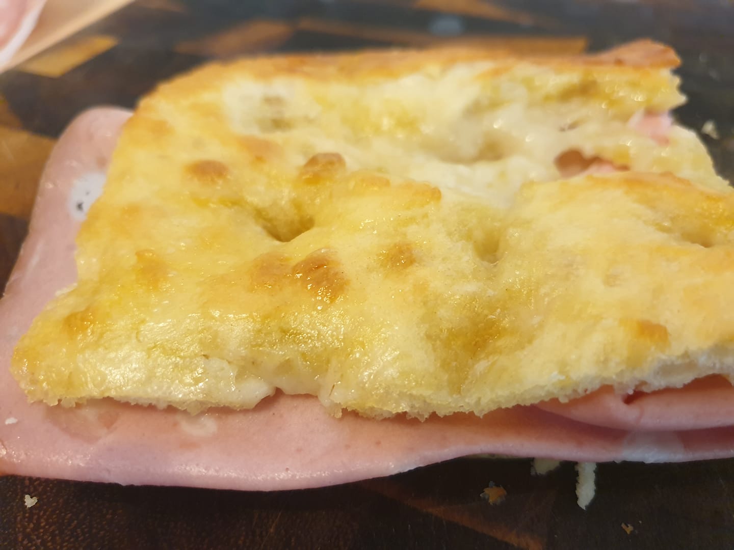 Focaccia Fatta In Casa Farcita Con Mortadella Piatti Facili